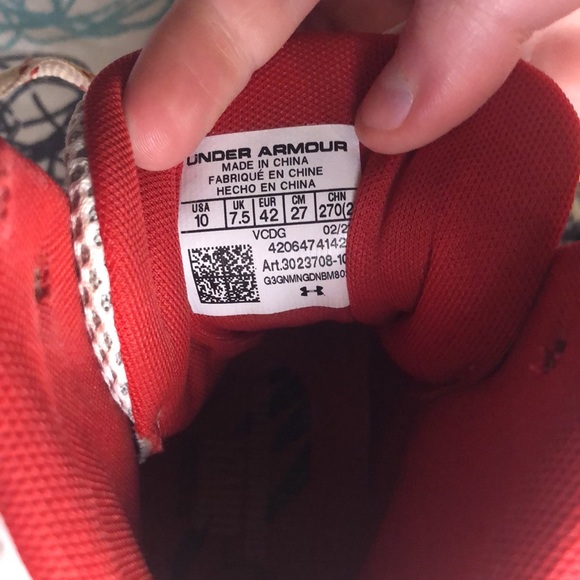 Under Armor High Top Volleyball Shoes - Picture 3 of 5